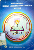 Kumpulan Naskah Pemenang Lomba Penelitian Ilmiah Remaja Tahun 2000